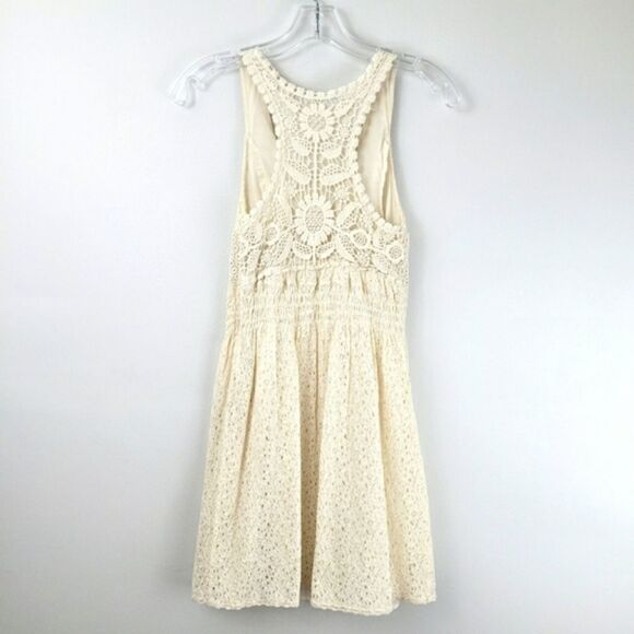 ZARA boho embroidered racetrack mini dress - Picture 9 of 12